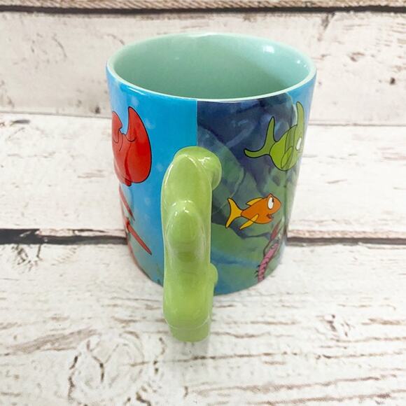 DISNEY Vintage The Little Mermaid 3D Vintage Sebastian Mug - Picture 3 of 8